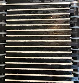 Filter threads stripped