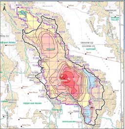 Willcox Basin cone lines